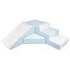 Image de Jouets - VELINDA - Set de blocs en mousse - 4 blocs - Mousse T-21 - Couleurs variées