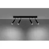Image de Plafonnier RING 3 Chrome Moderne Intérieur Lampe pour Chambre Salon GU10