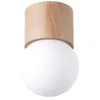 Image de Plafonnier - BOOMO - 8 - Bois naturel - LED intégrée - Design contemporain
