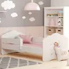 Image de Lit enfant FALA 140x70 cm + sommier + matelas + barrière de sécurité
