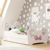 Image de Lit enfant PINKCAT 160x80cm + tiroir + matelas