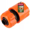 Image de KADAX Raccord de tuyau en plastique ABS - Raccord pour tuyau darrosage - Raccord rapide de jardin - Connecteur dextrémité (1/2)