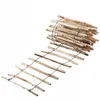 Image de KADAX Cloture a Piquets en Bois de Noisetier pour Jardin Ganivelle Naturelle et Durable pour Delimitation (7-9 cm 60 x 500 cm)