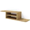 Image de Meuble TV suspendu - AC-Déco - Dedal - Beige - L 90 cm - Bois - Rectangulaire