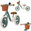 Image de Draisienne - LIONELO Alex Plus - Selle confortable - Cadre léger et résistant - Panier et Sonnette inclus - Jusqu’à 30 kg - Vert