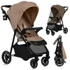 Image de Poussette canne 6-48 mois LIONELO Emma One - Pliage d'une seule main - Grande surface - Moustiquaire - Beige