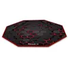 Image de Tapis de chaise HUZARO Floormat 2.0 Gamer - Durable et Résistant - Noir/Rouge - 120cm - Néoprène
