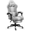 Image de Chaise Gaming HUZARO FORCE 4.7 Blanc - Ergonomique - Réglable - Repose-pieds