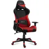 Image de Chaise Gaming - HUZARO - Force 6.2 Rouge Tissu - Ergonomique - Coussin Lombaire Têtière - Réglable - Pivotant