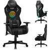 Image de Chaise gaming - HUZARO - Combat 7.6 RGB LED - Éclairage personnalisable - Ventilateur intégré - Accoudoirs 3D