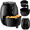 Image de Friteuse sans huile - BERDSEN - BD-650 - Cuisson sans graisse - Circulation dair chaud - 7 programmes automatiques