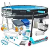 Image de Piscine de jardin à armature - Intex - 610x122 cm - 20w1 - Trottinette incluse - Facile à monter - Structure robuste