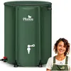 Image de Réservoir deau de pluie - JANSHOP - 500L - PVC résistant - Robinet intégré - Vanne de vidange - 98 cm de hauteur