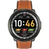 Image de Montre Connectée WATCHMARK WM18 Cuir Marron - Moniteur de Fréquence CardiaquePédomètreOxymètre de Pouls