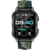 Image de Smartwatch - WATCHMARK - Ultra - Vert camo militaire - Bracelet silicone - Étanche IP67