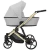 Image de Poussette Arizo Premium 03 gris- Cadre Gold