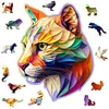 Image de Puzzle en bois - WOODEN CITY - GAUDY COUGAR - 165 pièces - 10 ans et plus - Thème Animaux