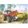 Image de Puzzle Tracteur du Forestier - CASTORLAND - 60 pièces - Véhicules et engins