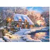 Image de Puzzle 500 pièces : Cottage en hiver