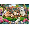 Image de Puzzle 1000 pièces : Les animaux au parc