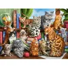 Image de Puzzle Castorland House of Cats - Animaux - 2000 pièces - Enfants et adultes