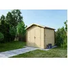 Image de Abri de jardin en bois - 9m2 - 3x3m - Ep. 28mm - Couleur: naturel - DOM531