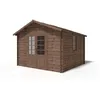Image de Abri de jardin en bois - 1520m2 - 390x390m - Traité - Ep. 34mm - Couleur: marron - DOM563