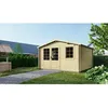 Image de Abri de jardin en bois - 1521m2 - 390x390m - Ep. 40mm - Couleur: naturel - DOM658