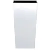 Image de PROSPERPLAST Urbi Square DURS400 S449 Pot de fleurs haute bac à fleurs Pot de fleurs pour jardin 40cm x 40cm x 75cm