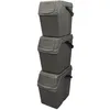 Image de Conteneurs Mixtes Tri sélectif avec 3x25L compartiments gris