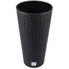 Image de Prosperplast Rato Tubus Pot de fleurs avec insert de 15L anthracite