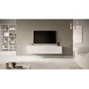 Image de Meuble TV - SELSEY - TELIRE - 138 6 cm - Blanc - 2 portes
