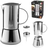 Image de Cafetière Adler cafetière expresso capacité 620 ml couleur argent acier AD 4417
