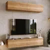 Image de Meuble TV / Meuble de salon - NICOLE - 160 cm - chêne craft - style moderne