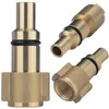 Image de Adaptateur Bayonette 1/4 Laiton   Haute Résistance 160 Bar Compatible avec nettoyeur Lavor & Parkside PHD
