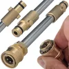 Image de Lance Adaptateur 1/4 QRC Bayonet   Laiton Résistant 2000 PSI Compatible avec nettoyeur Nilfisk Gerni