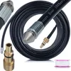 Image de Tuyau de Nettoyage Canalisation 15 m   Buse 1+3 160 Bar Filetage 1/4 Compatible Lavor & Parkside PHD