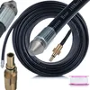 Image de Tuyau de Nettoyage Canalisation 30 m   Buse 1+3 Jets 160 Bar Filetage 1/4 Compatible Nettoyeur Black&Decker