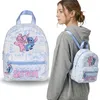 Image de STITCH Disney Sac à dos pour adolescents sac à dos de randonnée urbain pour filles 26x22 cm