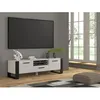 Image de Meuble TV Stand Hi-Fi Nuka 160 cm Blanc Mat Salon Commode