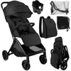 Image de MoMi ANDREA - Poussette auto-pliant 0m+ jusqu'à 22 kg - Légère 73 kg - Barre rotative - Kit accessoires + sac à dos - Noir