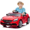 Image de Voiture Electrique pour enfants Mercedes Benz SLC300 Cabrio - 3 à 6 ans - 2x6V 45Ah - llecteur MP3 - volant avec son - Rouge