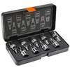 Image de Embouts Torx sur douille - NEO TOOLS - 55 mm - Acier CrV et S2 - 9 pièces - Garantie 25 ans