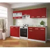 Image de ULTRA Cuisine complète avec plan de travail L 2m40 - 7 éléments - Rouge mat