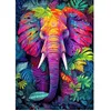 Image de Puzzle - ENJOYPUZZLE - Éléphant déguisé - 1000 pièces - 68 x 48 cm - Thème Animaux
