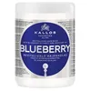 Image de Kallos KJMN Blueberry Femmes Cheveux abimés Cheveux secs 1000 ml