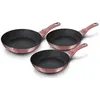 Image de Poêles à frire - BERLINGER HAUS - BH-6170 - Aluminium forgé - Revêtement titane - 3 pièces 20/24/28cm