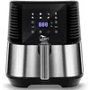 Image de Friteuse Sans Huile Électrique 5.5L - Uten - 5.5L Air Fryer-7 Programmes Écran Tactile LED1700WMinuteur et Réglateur