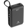 Image de Volkano Solace Series 20 000 mAh avec câbles USB-C et Lightning intégrés - Noir