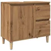 Image de FAF-NEUF* Armoire lavabo - Chêne artisanal - 65x33x60 cm - bois dingénierie JUIN786847